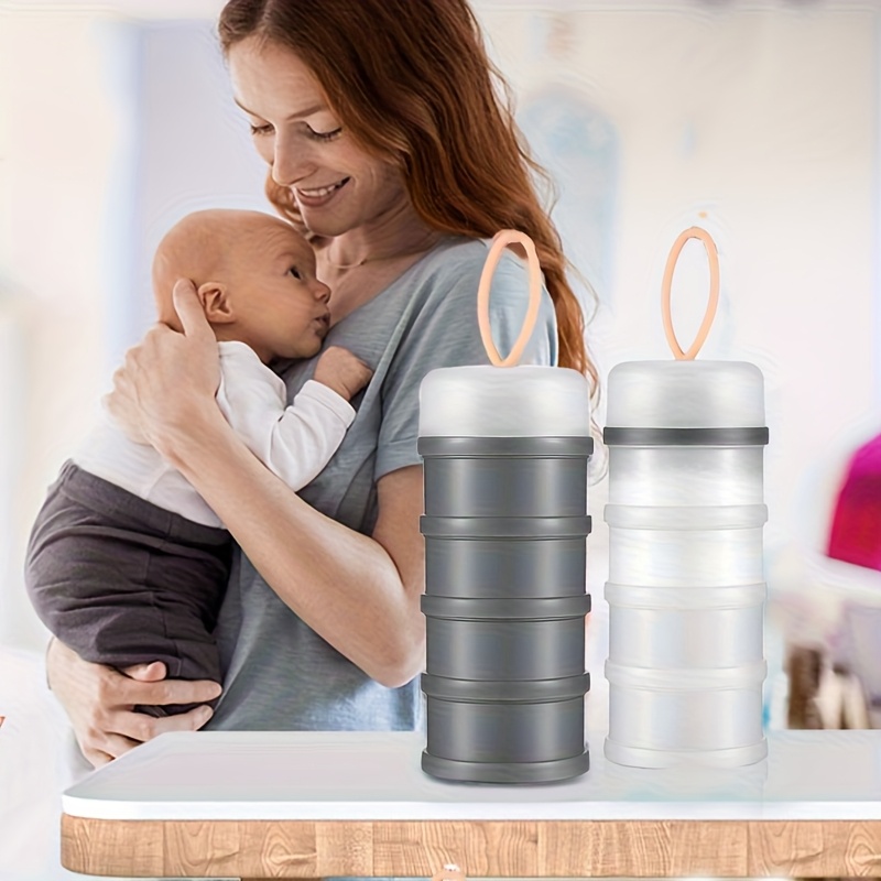 Baby Food Nutrition - Vierlaagse melkpoederdoos zwart-wit kleuren PP materiaal