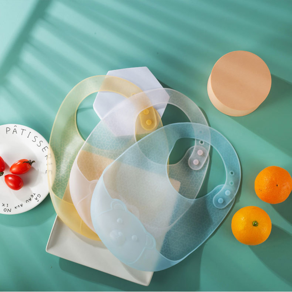 Baby Food Eating - Baby-eesslab, aanvullend voedselslab, waterdichte siliconen baby,