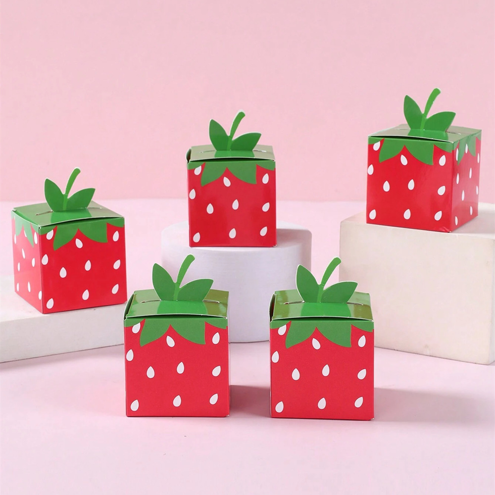 Baby Food Kids - 10 stuks zoet fruit aardbei thema