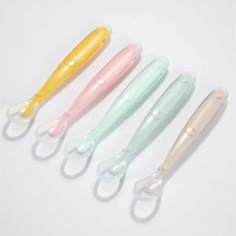 Baby Food Nutrition - Zachte siliconen babylepel, aanvullend voedsel voor