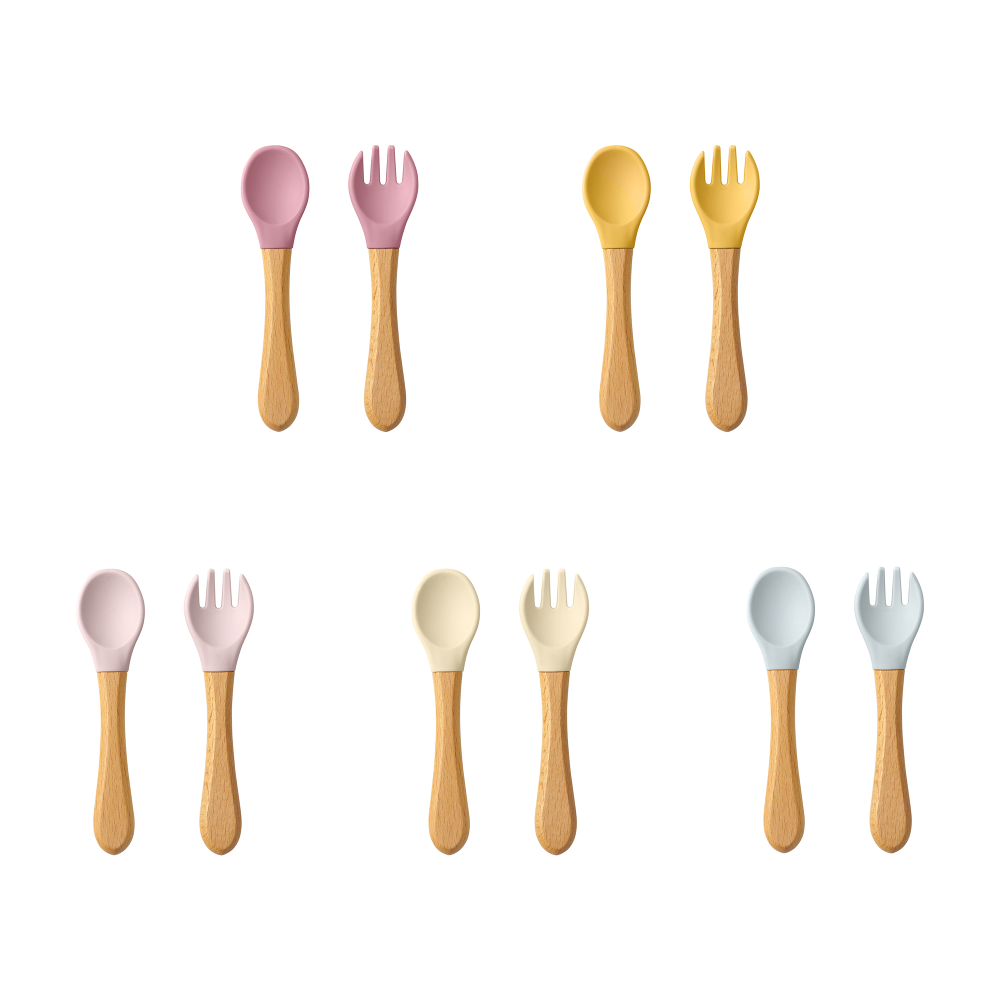 Baby Food Nutrition - 2 Stuks Baby Leren Lepels Gebruiksvoorwerpen
