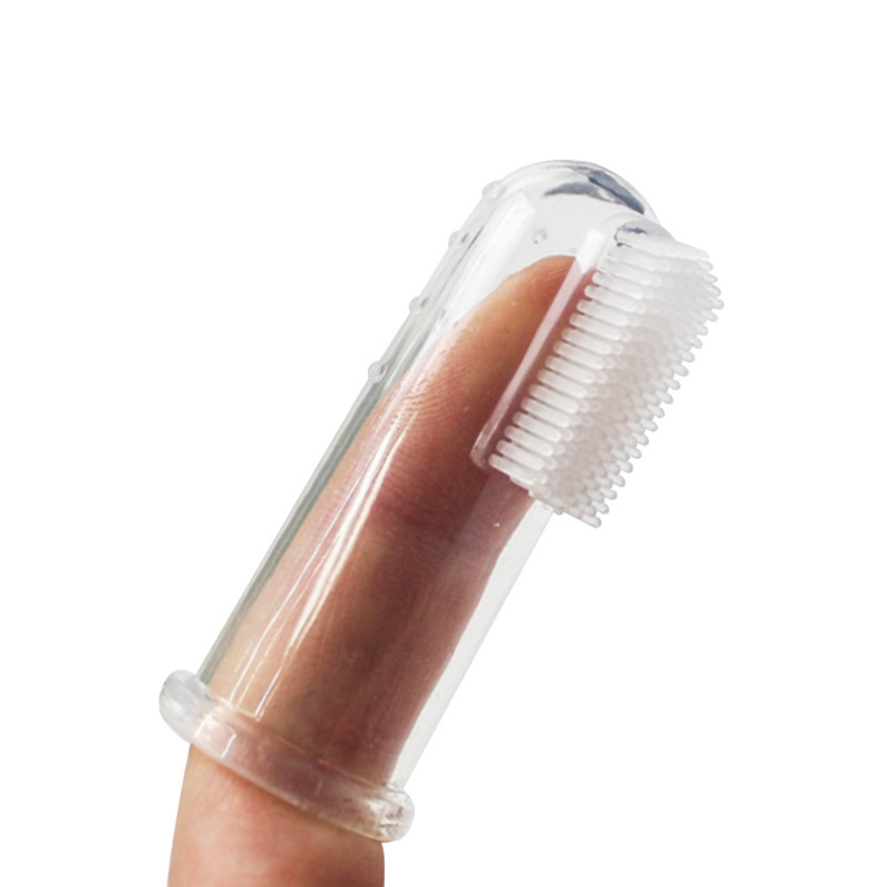 Zachte siliconen vinger-tanden - Baby Food Dogs recensie en prijs