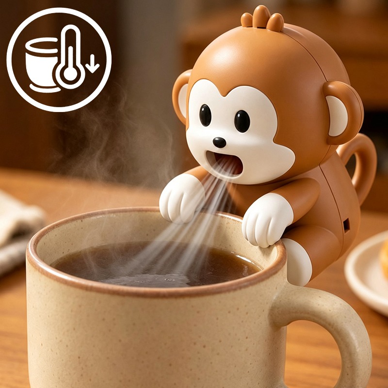 Draagbare aapvormige voedselko - Baby Food Kids recensie en prijs