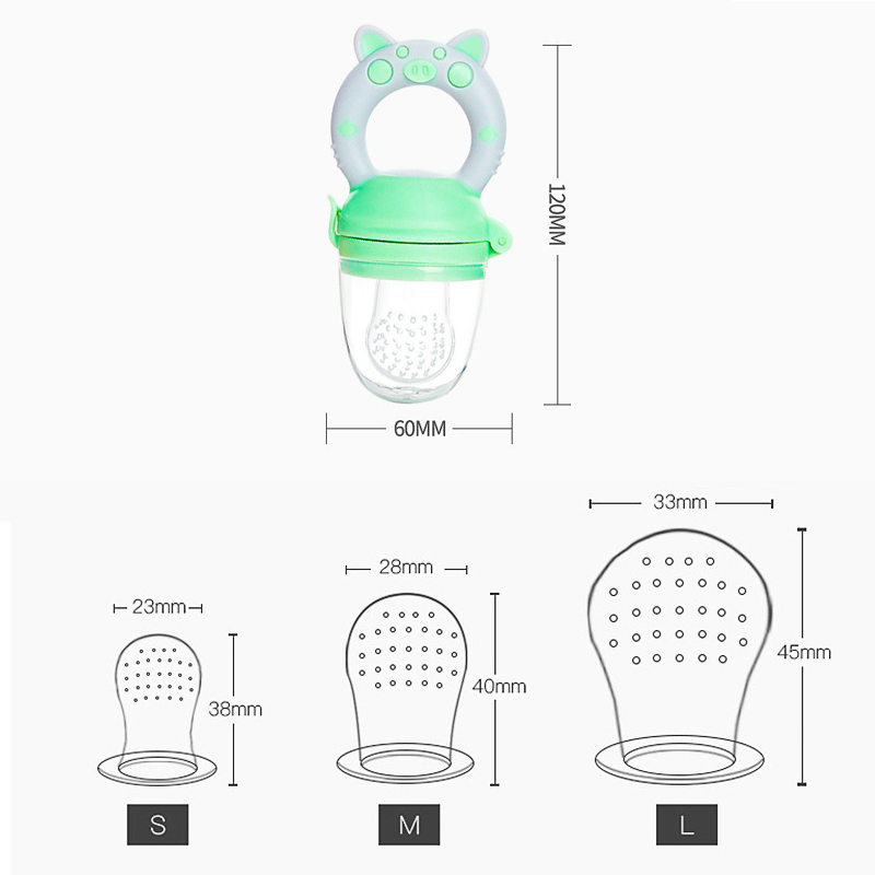 4-delige set siliconen fruit-  - Baby Food Nutrition recensie en prijs