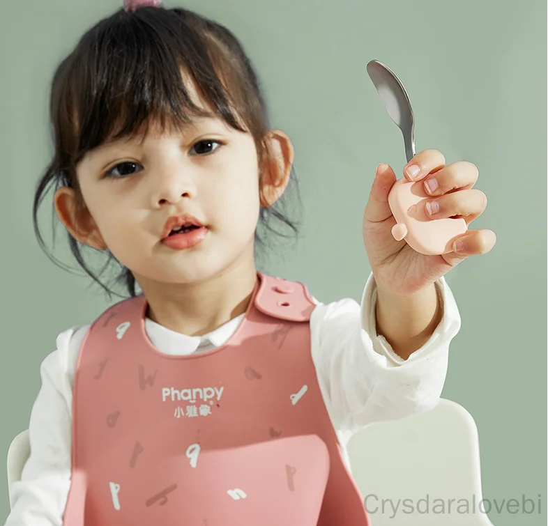 1 set Olifant Korte Vork Lepel - Baby Food Eating recensie en prijs