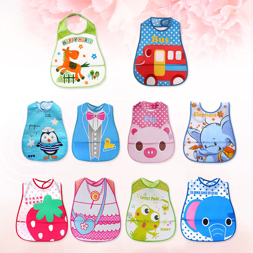 10 stuks babykwijlende slabbet - Baby Food Eating recensie en prijs