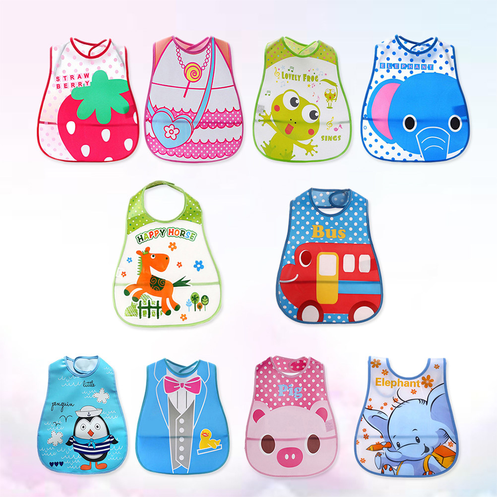 10 stuks babykwijlende slabbet - Baby Food Eating recensie en prijs
