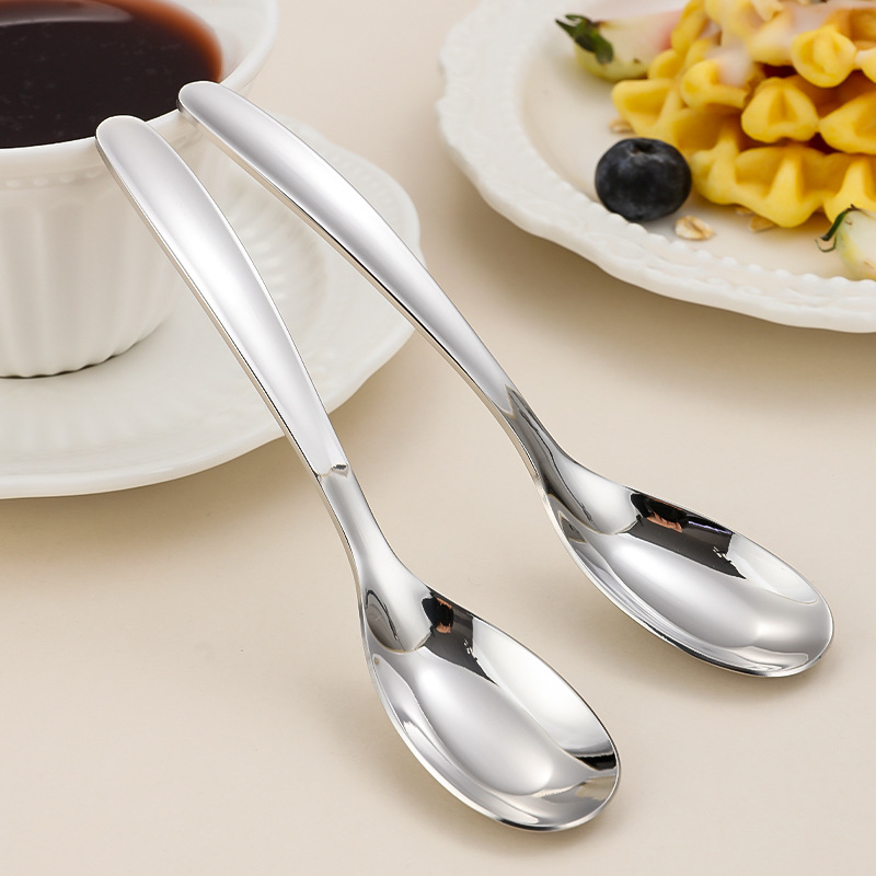 Verdikte lepel met platte bode - Baby Food Eating recensie en prijs