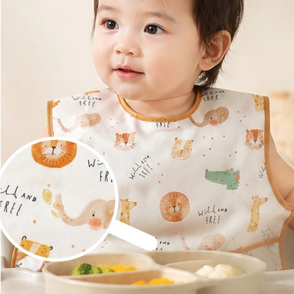 Waterdichte baby-eetlap zonder - Baby Food Eating recensie en prijs