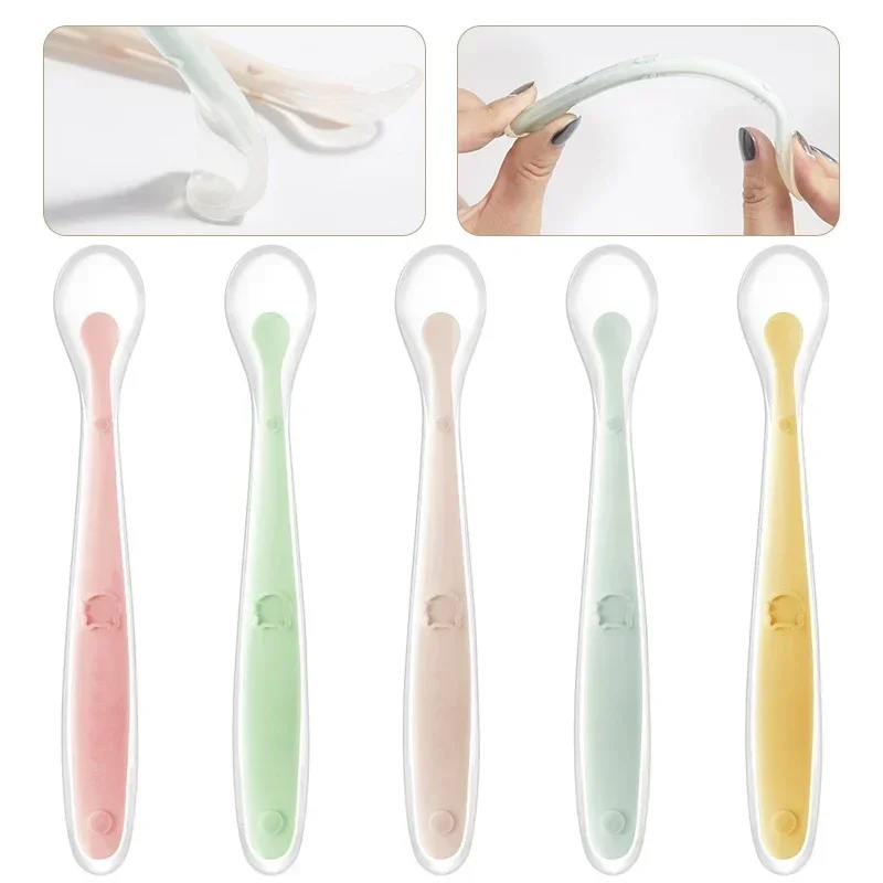 Zachte siliconen babylepel, aa - Baby Food Nutrition recensie en prijs
