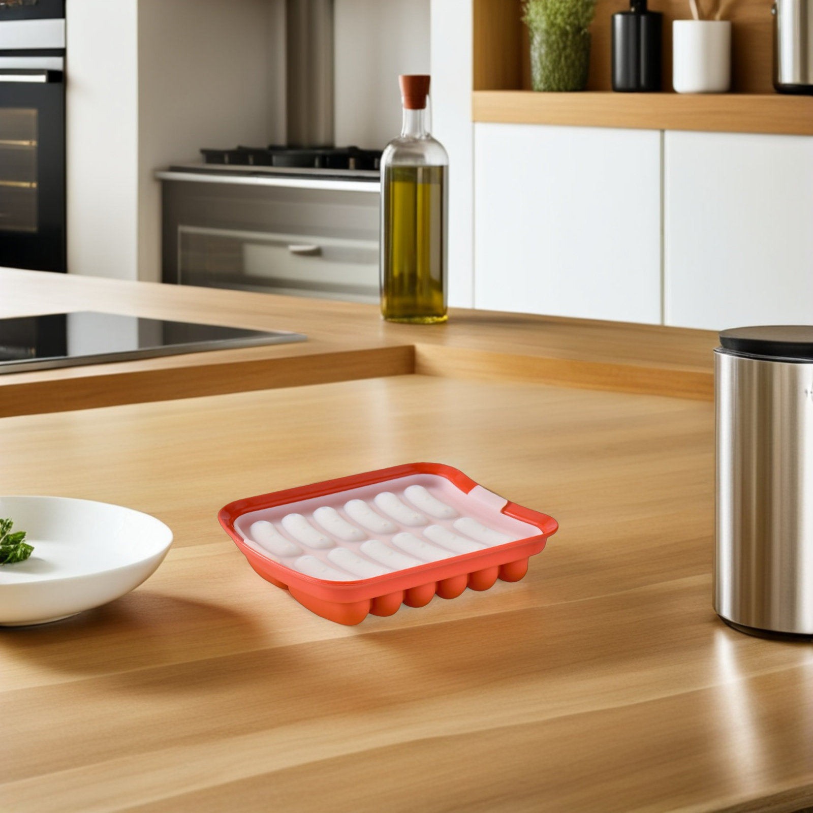 Silicone worstvorm met 12 holt - Baby Food Dogs recensie en prijs